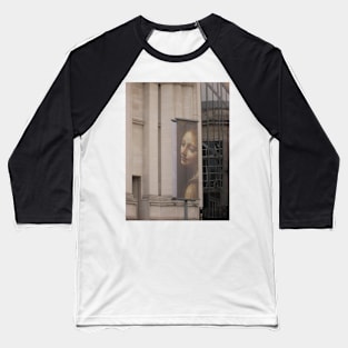 Poster Outside National Gallery, London Baseball T-Shirt